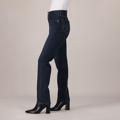 LEVI'S® WOMEN'S 501® ORIGINAL JEANS - DARK INDIGO - WORN IN