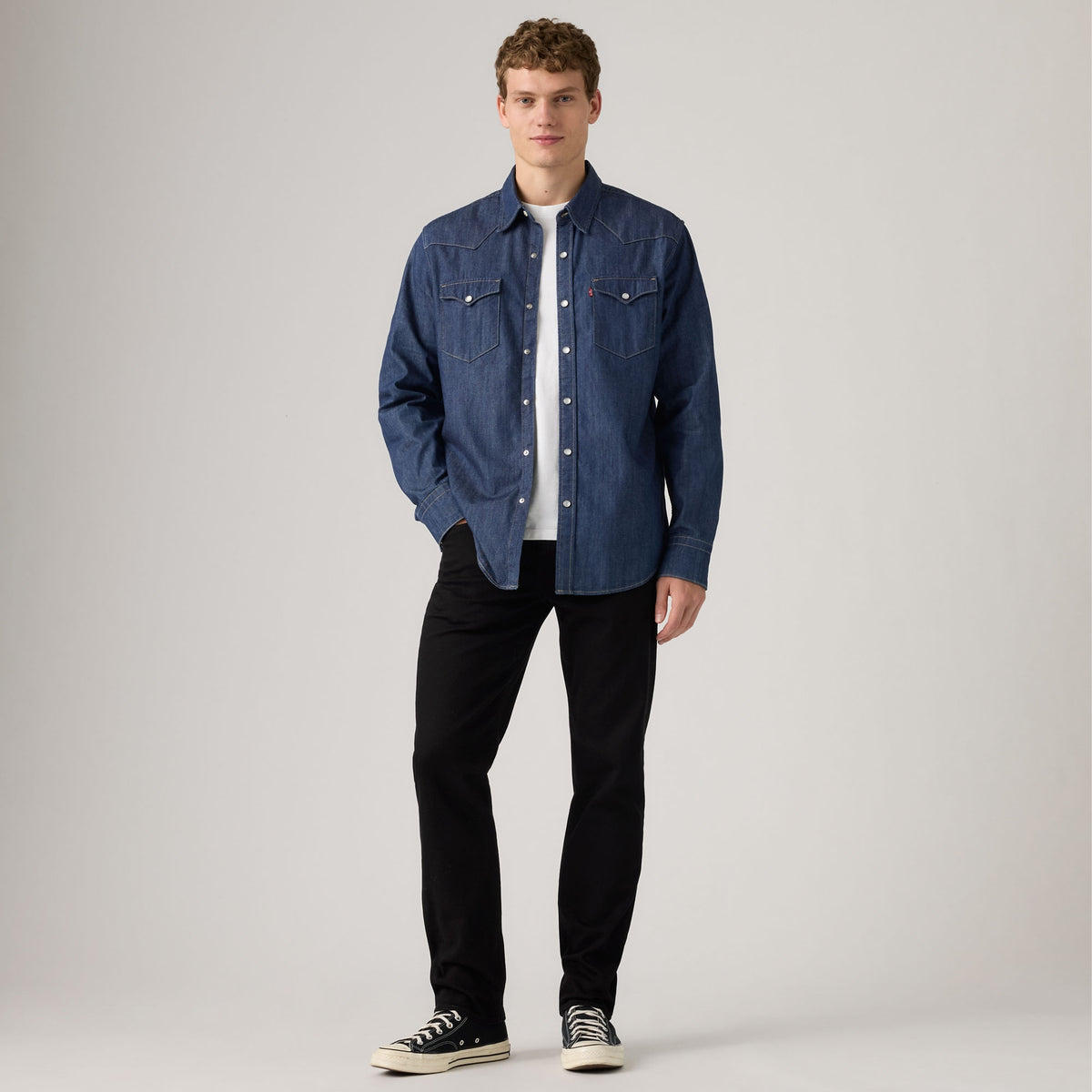 LEVI'S® MEN'S 502™ TAPER JEANS - BLACK