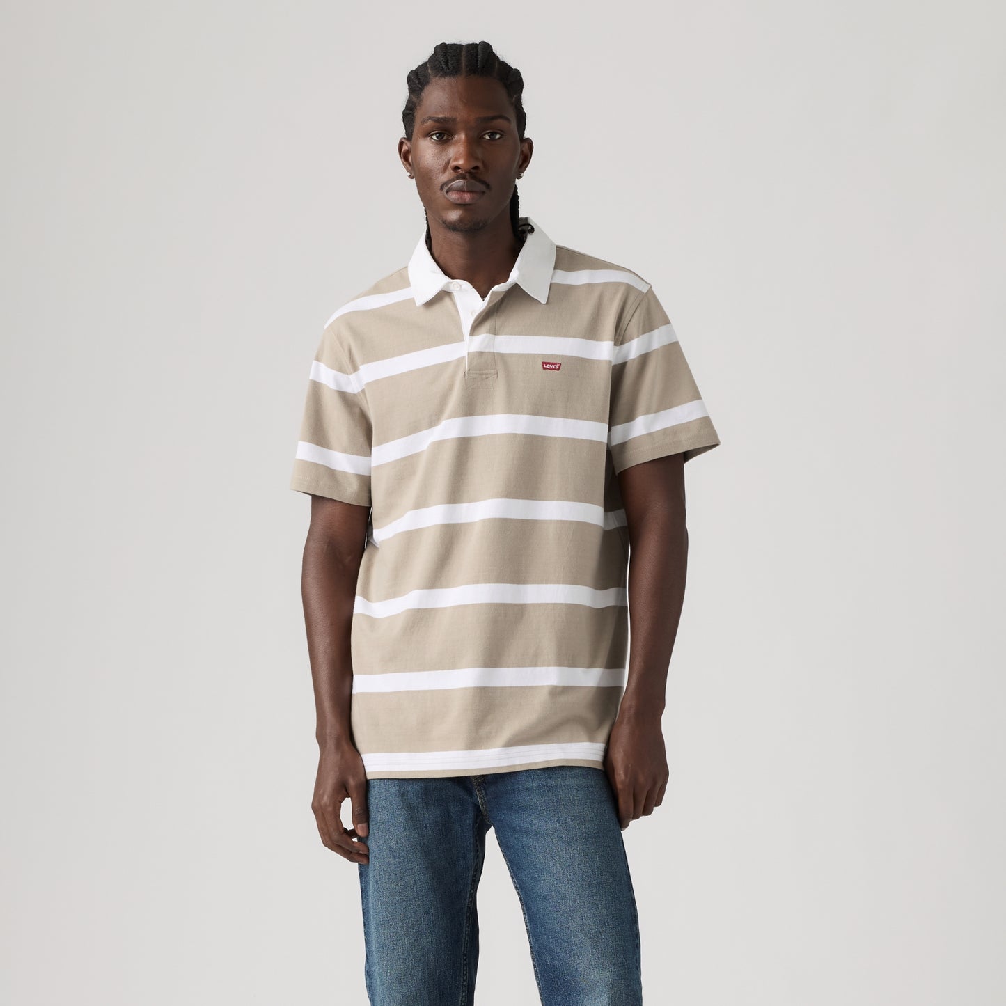 LEVI'S® MEN'S CLASSIC SHORT-SLEEVE RUGBY SHIRT - MULTI COLOUR