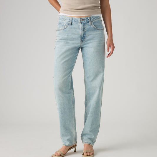 Levi's® Women's Loose Taper Jeans - Med Indigo - Worn In