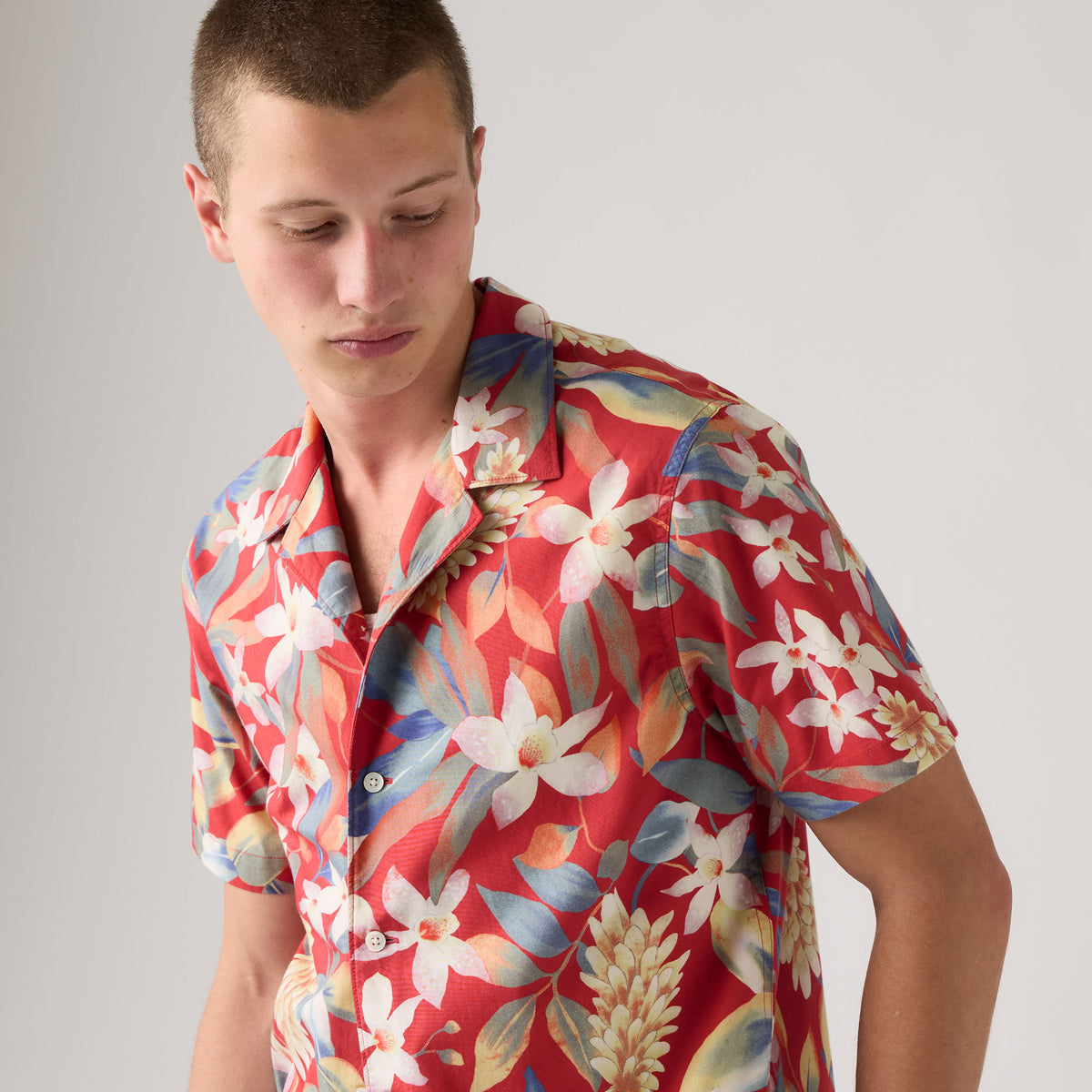LEVI'S® MEN'S SUNSET CAMP STANDARD FIT SHIRT - MULTI-COLOR