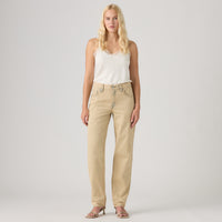 LEVI'S® WOMEN'S LOW STRAIGHT JEANS - MED INDIGO - WORN IN