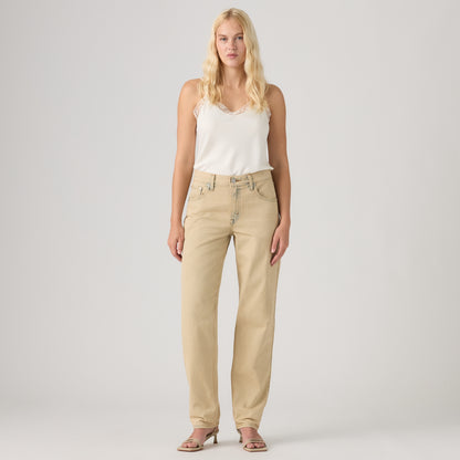 LEVI'S® WOMEN'S LOW STRAIGHT JEANS - MED INDIGO - WORN IN