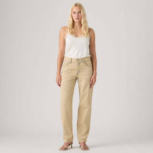 LEVI'S® WOMEN'S LOW STRAIGHT JEANS - MED INDIGO - WORN IN