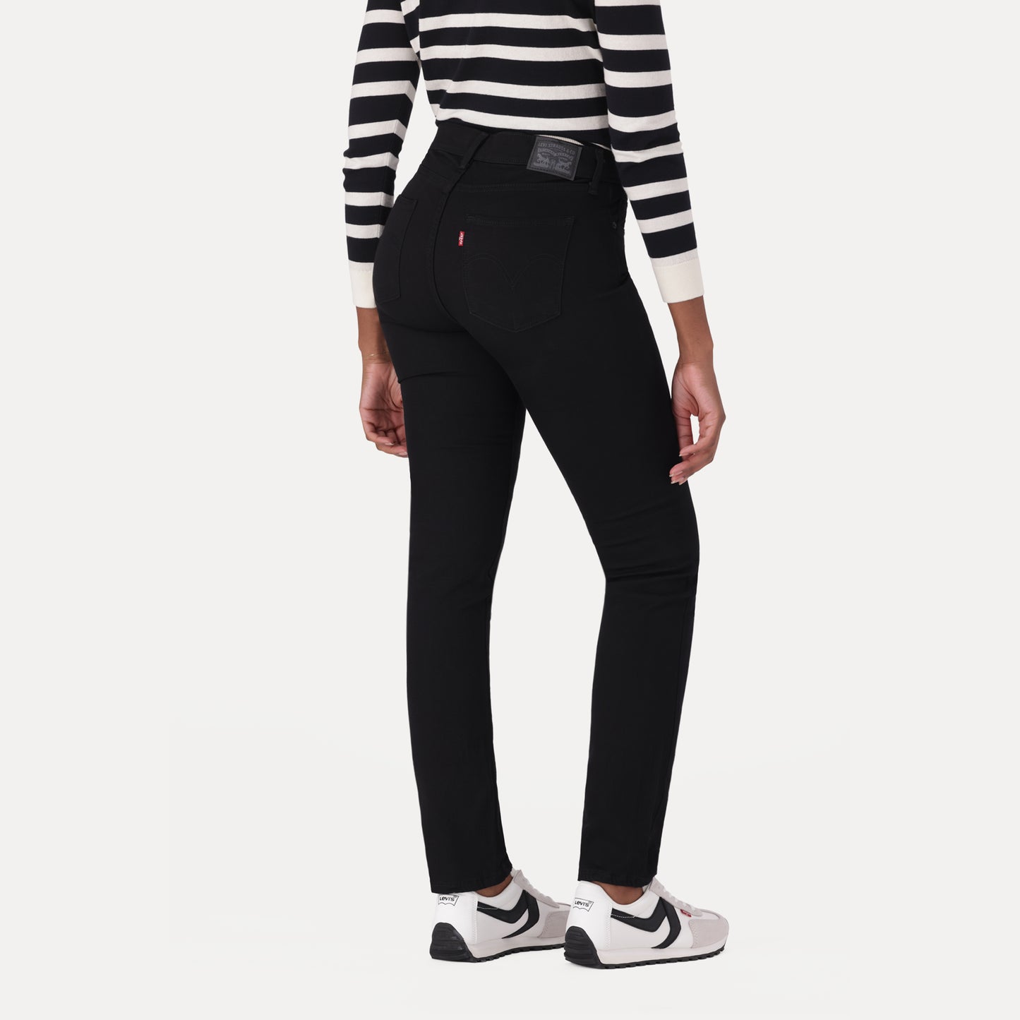 LEVI'S®CURVY STRAIGHT ZA - BLACK