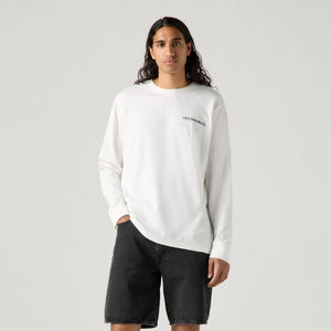 LEVI’S® MEN’S RELAXED FIT LONG-SLEEVE GRAPHIC T-SHIRT - WHITE