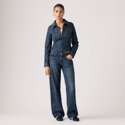 Levi's® Women's Low Loose Jeans - Med Indigo - Worn In