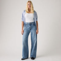 Levi's® Women's Cinch Wide-Leg Jeans - Med Indigo - Worn In