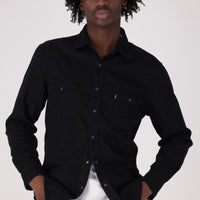 LEVI'S® MEN'S CLASSIC STANDARD FIT WESTERN SHIRT - BLACK