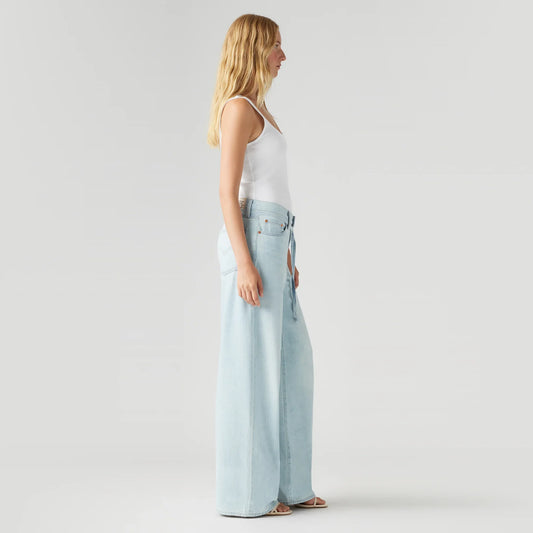 LEVI'S® WOMEN'S XL STRAIGHT - MED INDIGO - WORN IN