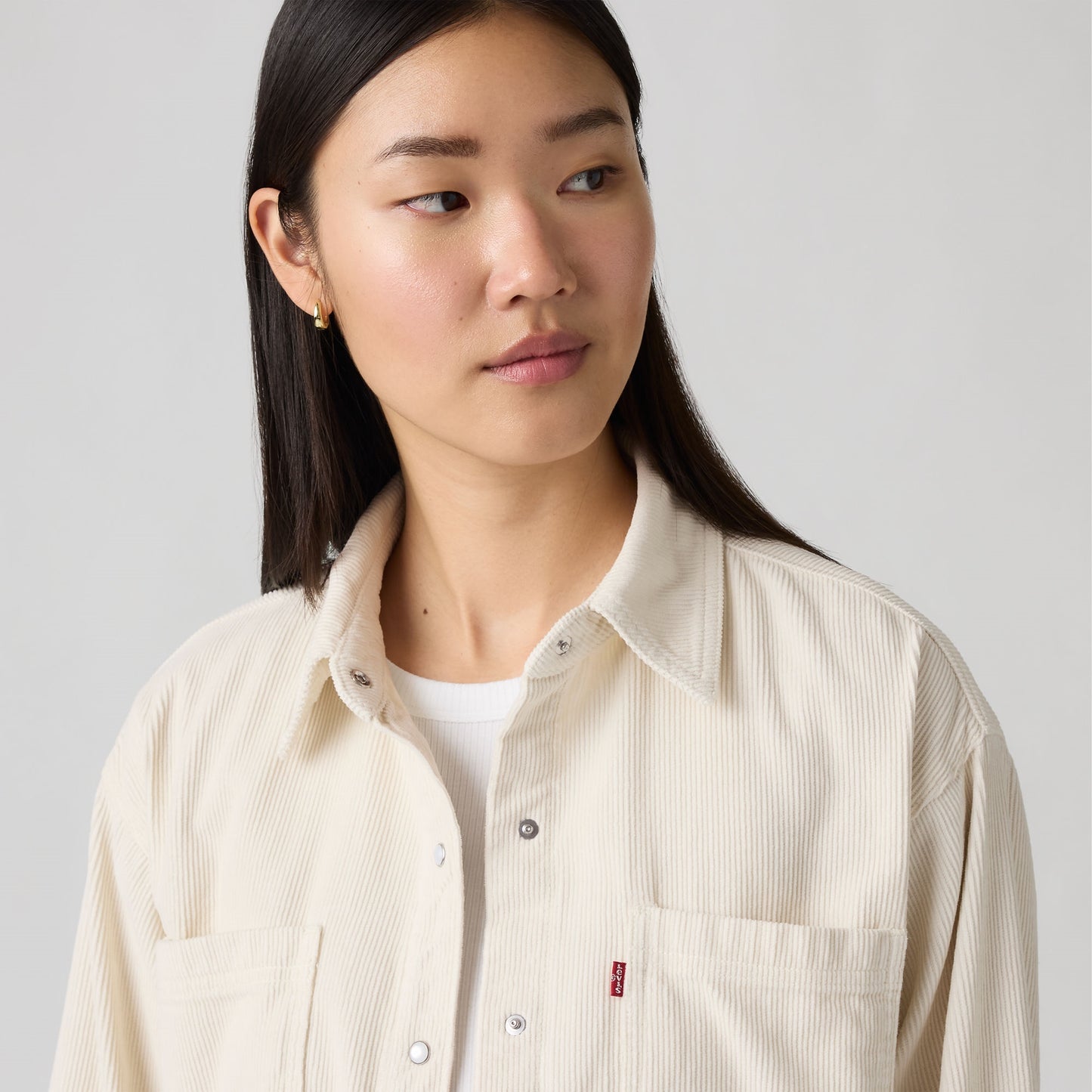 LEVI'S® WOMEN'S IRIS CORDUROY OVERSHIRT - MULTI COLOUR