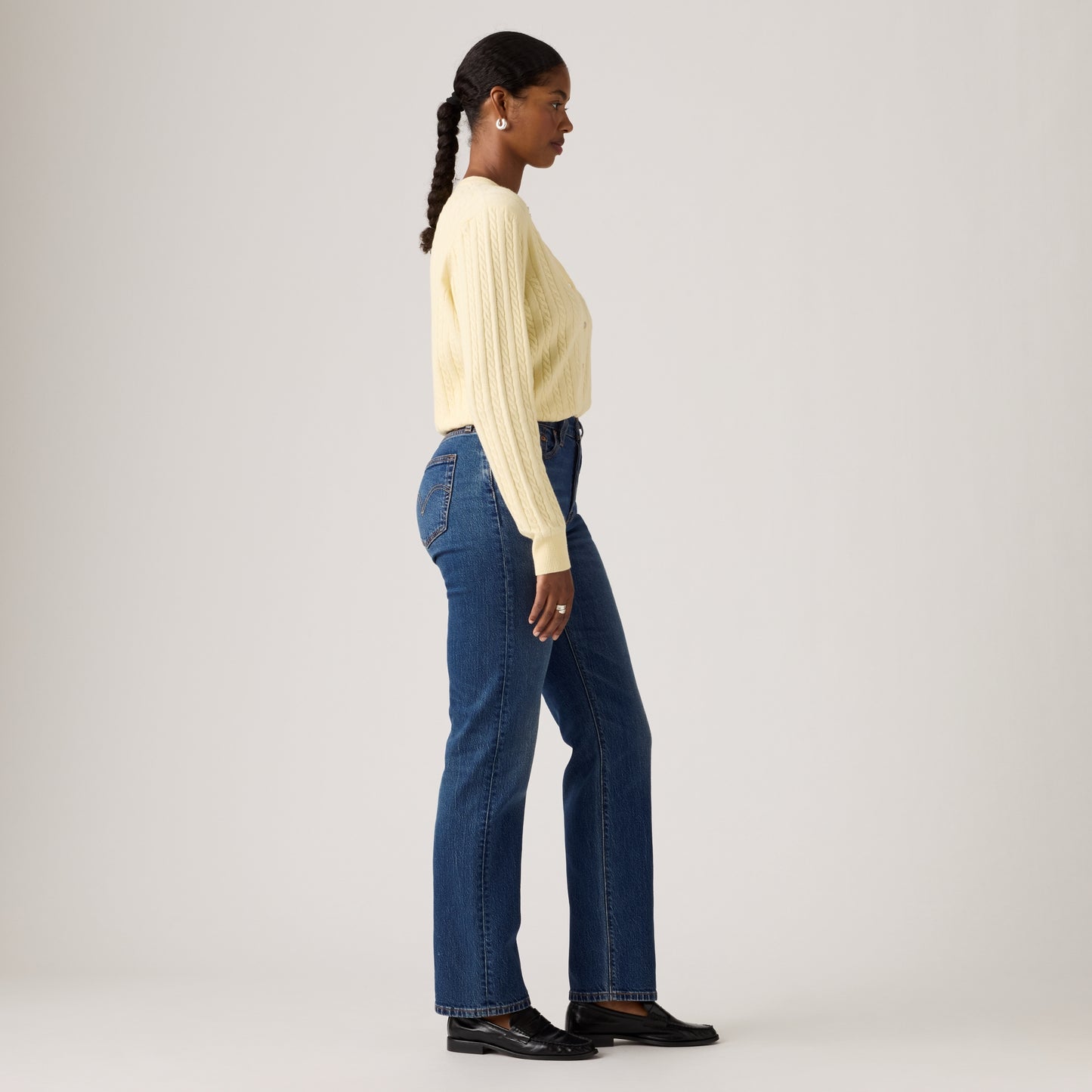 LEVI'S® WOMEN'S 501® CURVE JEANS - MED INDIGO - WORN IN