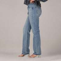 LEVI'S® WOMEN'S 501® CURVE JEANS - MED INDIGO - WORN IN