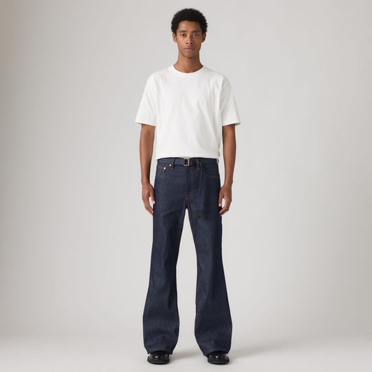 LEVI’S® X SACAI BELTED FLARE PANTS - RIGID BLUE