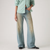 LEVI'S® WOMEN'S LOOSE BOOT JEANS - MED INDIGO - WORN IN