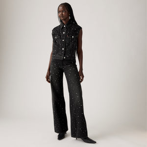 LEVI'S® WOMEN'S RIBCAGE WIDE-LEG JEANS - BLACK