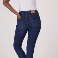 LEVI'S® CURVY SUPER SKINNY - DARK INDIGO - WORN IN