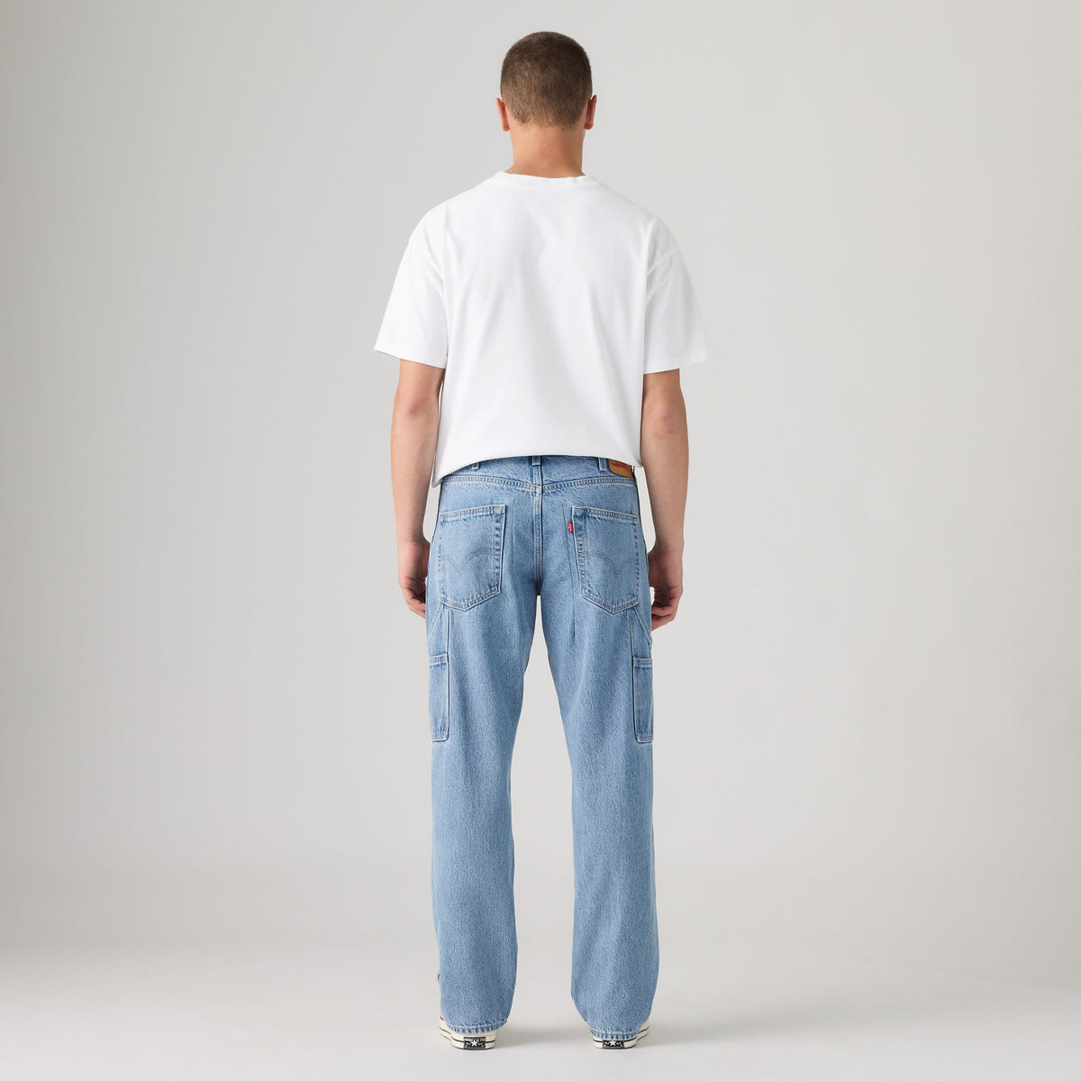 LEVI'S® MEN'S 555™ RELAXED CARPENTER - MED INDIGO - FLAT FINISH