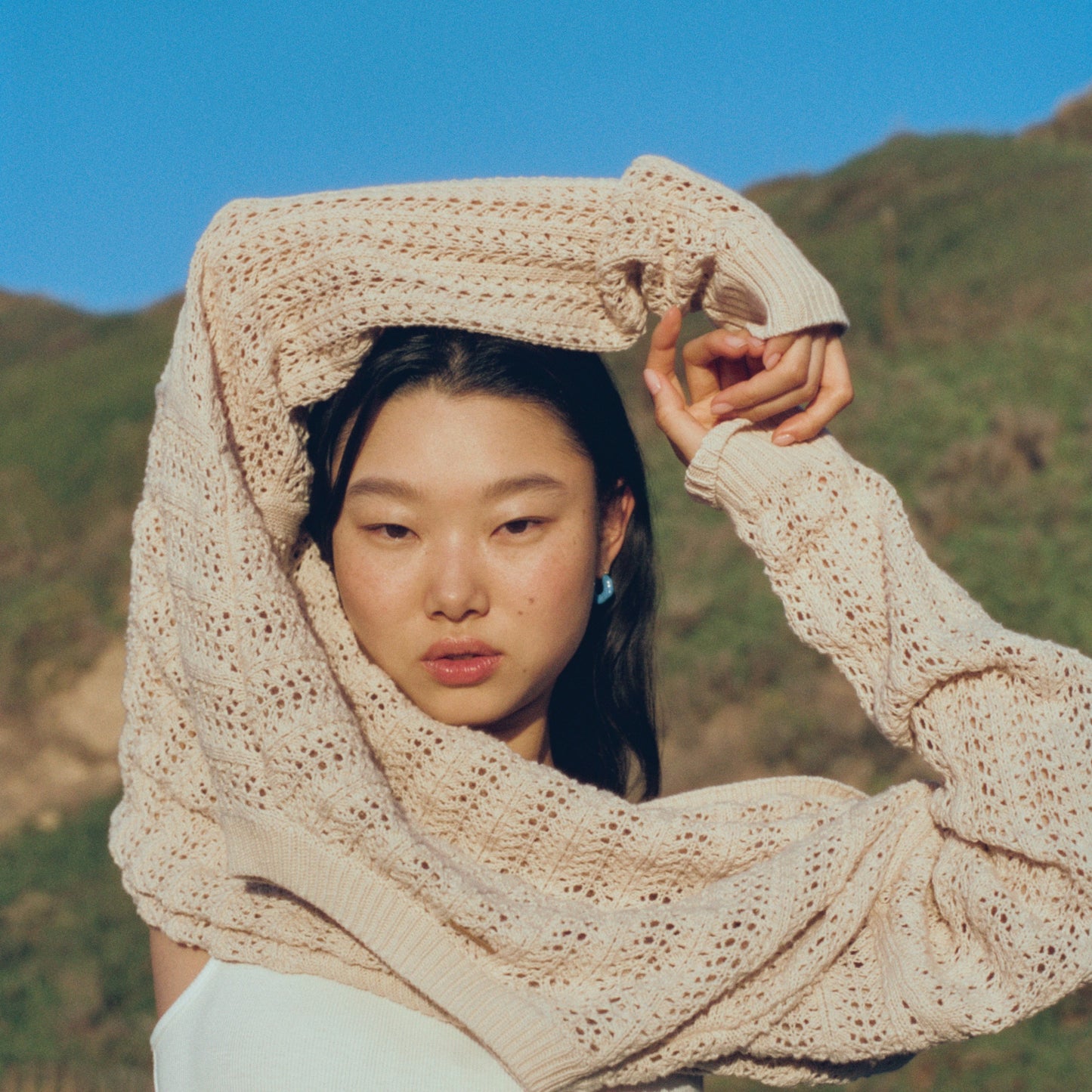 LEVI'S® WOMEN'S SUNRISE CROCHET SWEATER - NEUTRAL