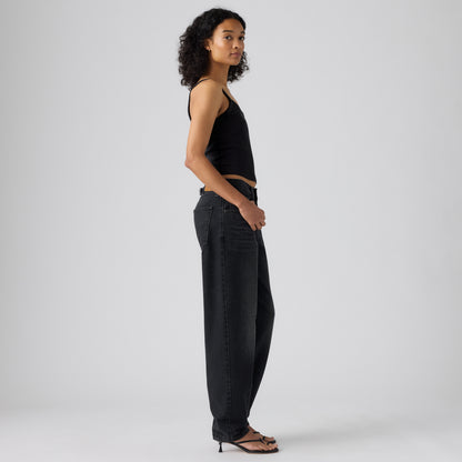 LEVI'S® WOMEN'S LOOSE TAPER JEANS - MED INDIGO - WORN IN