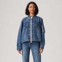 LEVI’S® X SACAI WOMEN'S BLOUSON JACKET - VINTAGE BLUE