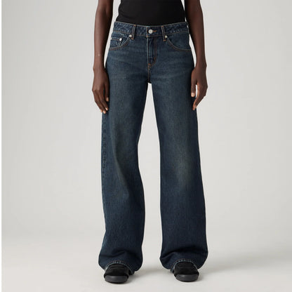 LEVI'S® WOMEN'S LOW LOOSE JEANS - DARK INDIGO WORN IN