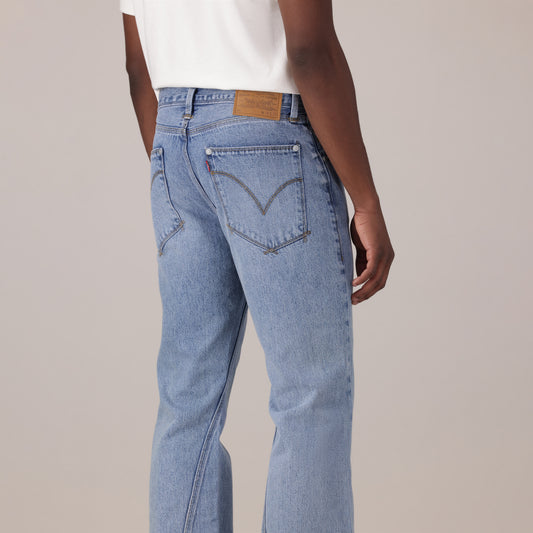 LEVI'S® MEN'S TWISTED SLIM KICK FLARE JEANS - MED INDIGO - WORN IN