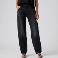 LEVI'S® WOMEN'S LOOSE TAPER JEANS - MED INDIGO - WORN IN