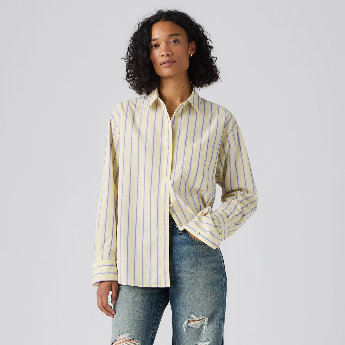 LEVI'S® WOMEN'S HARLIE BOYFRIEND SHIRT - MULTI-COLOR