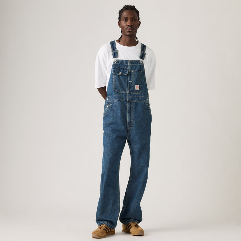 LEVI'S® MEN'S LOOSE OVERALLS - DARK WASH
