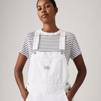 LEVI'S® WOMEN'S VINTAGE DENIM OVERALLS - WHITE