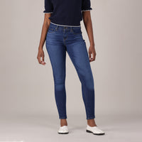 LEVI'S® WOMEN'S CURVY SUPER SKINNY  - DARK INDIGO - WORN IN