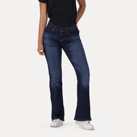 LEVI'S® WOMEN'S CURVY FLARE - DARK INDIGO - WORN IN