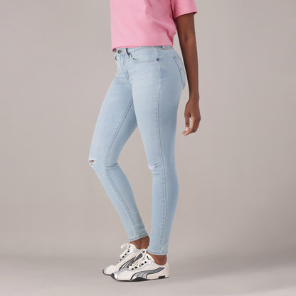 LEVI'S® WOMEN'S CURVY SKINNY  - MED INDIGO - WORN IN