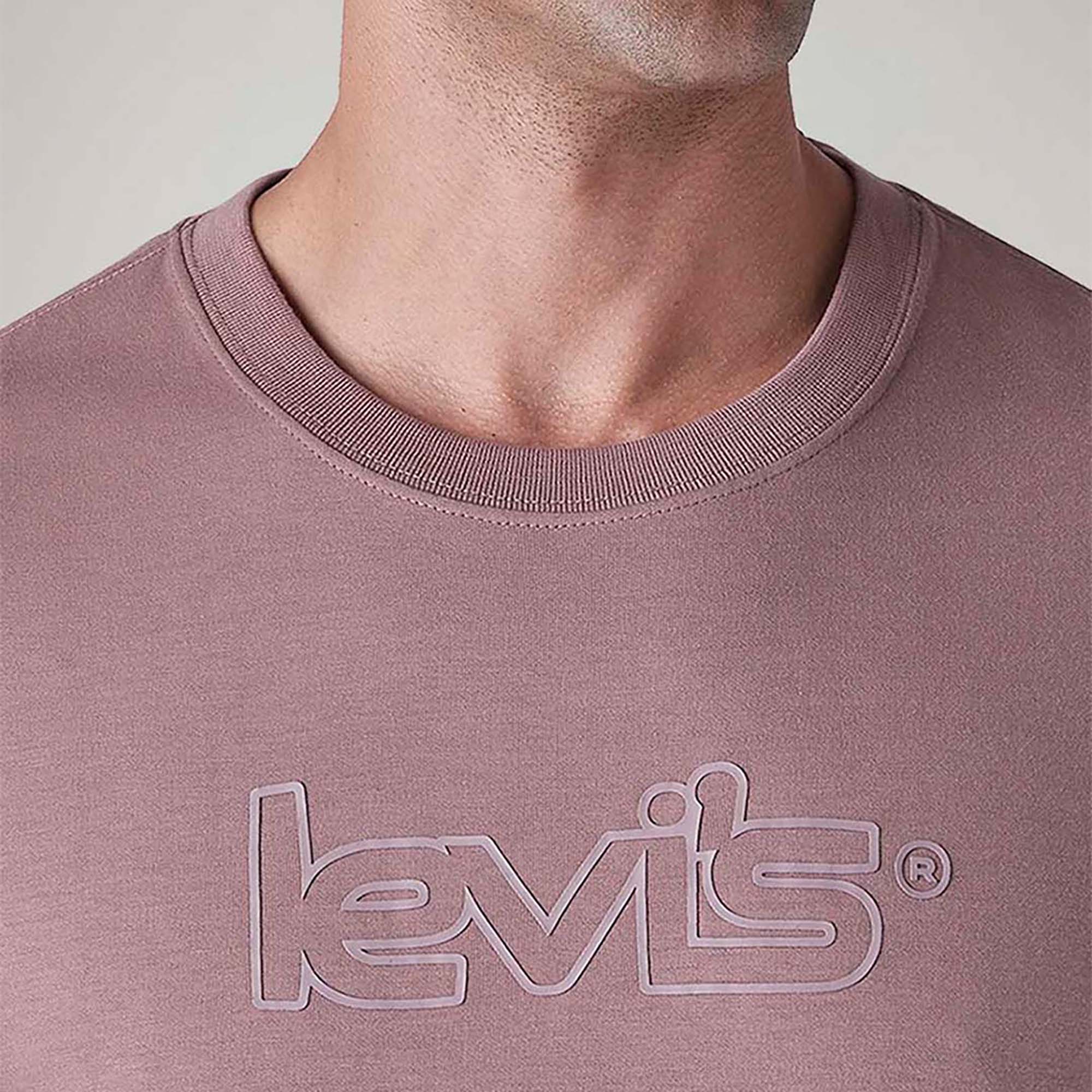 LEVI'S® MEN'S LOGO PRINTED REGULAR FIT INTERLOCK T-SHIRT - NEUTRAL