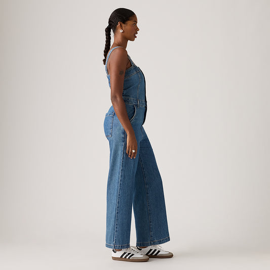 LEVI'S® WOMEN'S DREA JUMPSUIT - MED INDIGO - FLAT FINISH