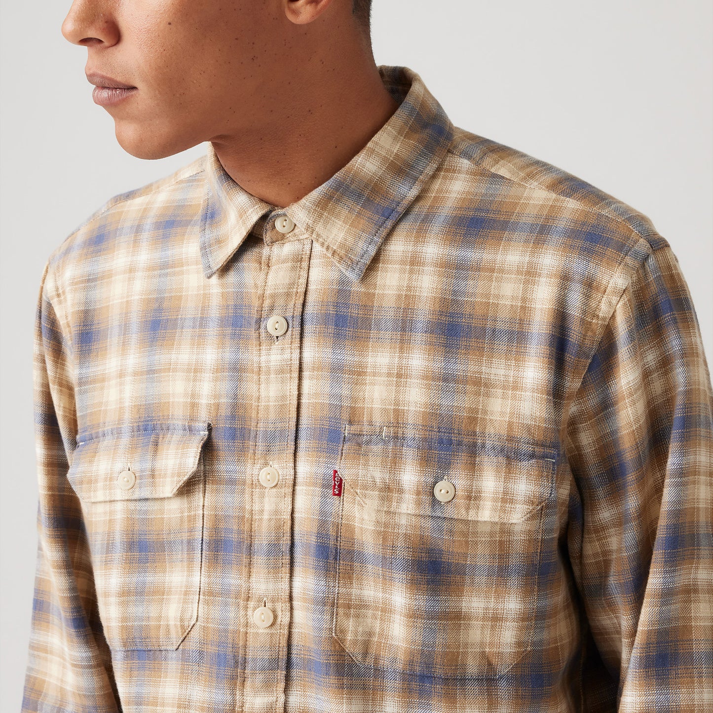 LEVI’S® MEN’S JACKSON WORKER OVERSHIRT - NEUTRAL