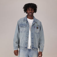 LEVI'S® MEN’S SUNRISE TRUCKER JACKET - MED INDIGO - WORN IN