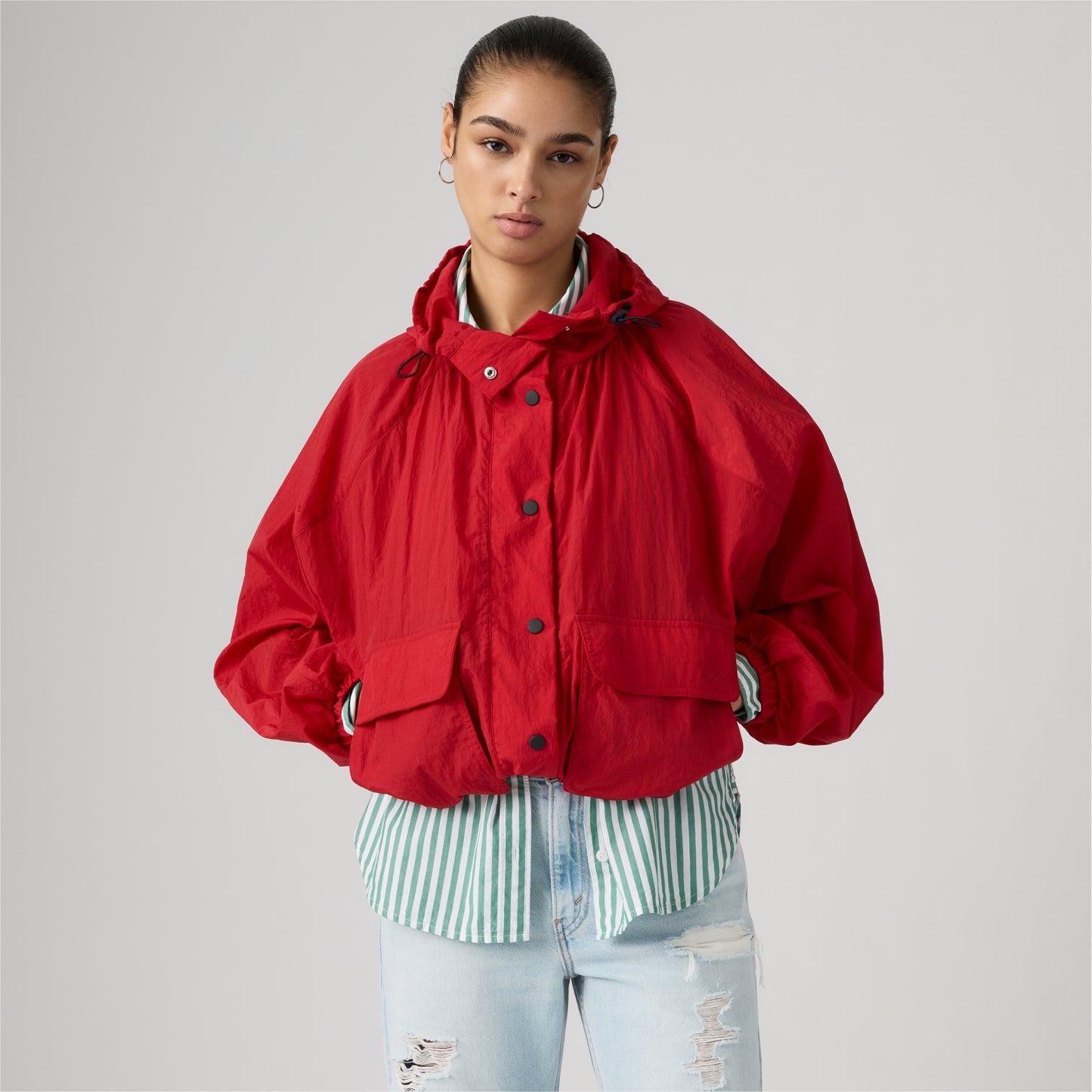 LEVI'S® WOMEN'S SIMONE BLOUSON PARKA - MULTI COLOUR