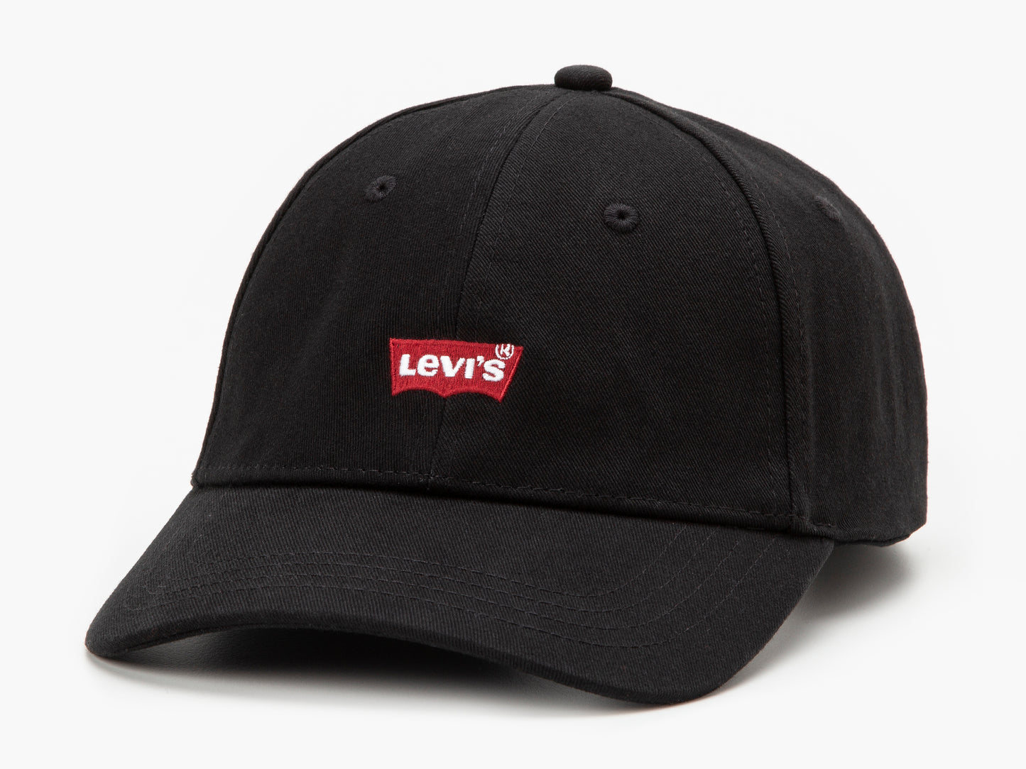 LEVI'S® FLEXFIT® HOUSEMARK LOGO CAP - BLACK