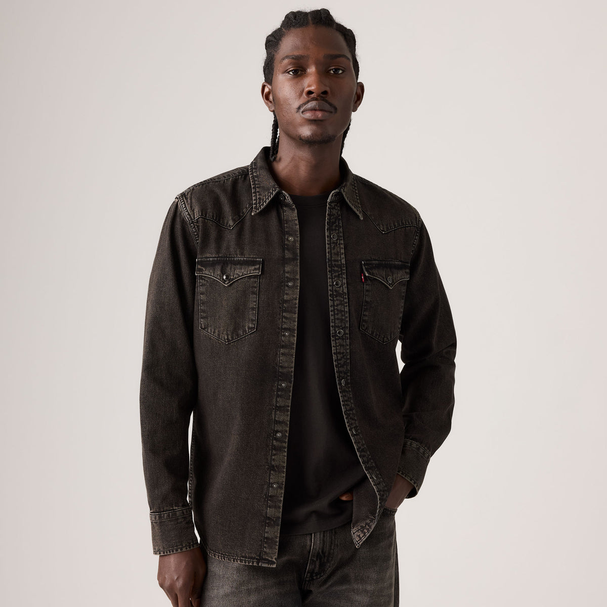 LEVI'S® MEN'S CLASSIC STANDARD FIT WESTERN SHIRT - MULTI-COLOR