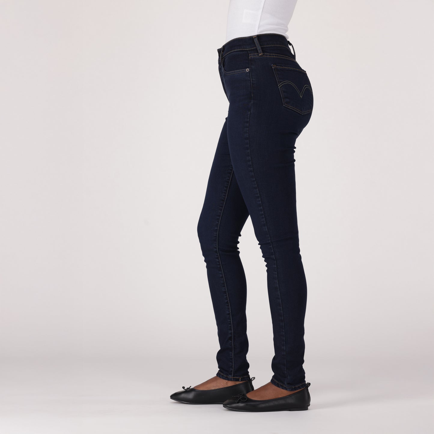 LEVI'S® WOMEN'S CURVY HIGH-RISE SUPER SKINNY - BLACK