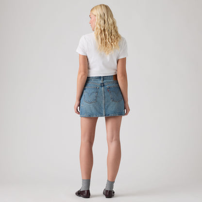 LEVI’S® WOMEN'S ICON SKIRT - MED INDIGO - WORN IN