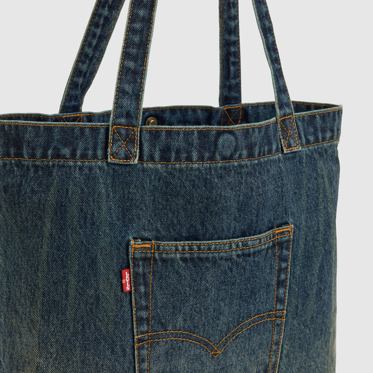LEVI'S® WOMEN'S TOTE - DARK INDIGO - WORN IN