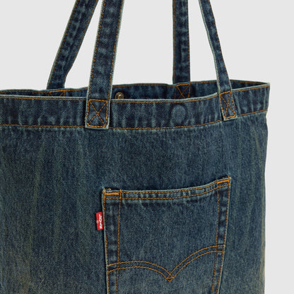 LEVI'S® WOMEN'S TOTE - DARK INDIGO - WORN IN