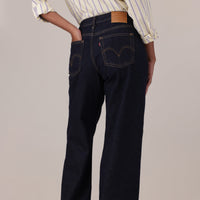 LEVI'S® WOMEN'S LOW LOOSE JEANS - DARK INDIGO - FLAT FINISH