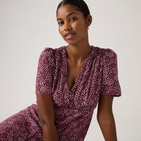 LEVI'S® WOMEN'S PAOLA SHORT-SLEEVE MIDI DRESS - MULTI COLOUR