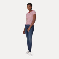 LEVI'S® WOMEN'S 720 HIGH-RISE SUPER SKINNY JEANS - MED INDIGO - WORN IN