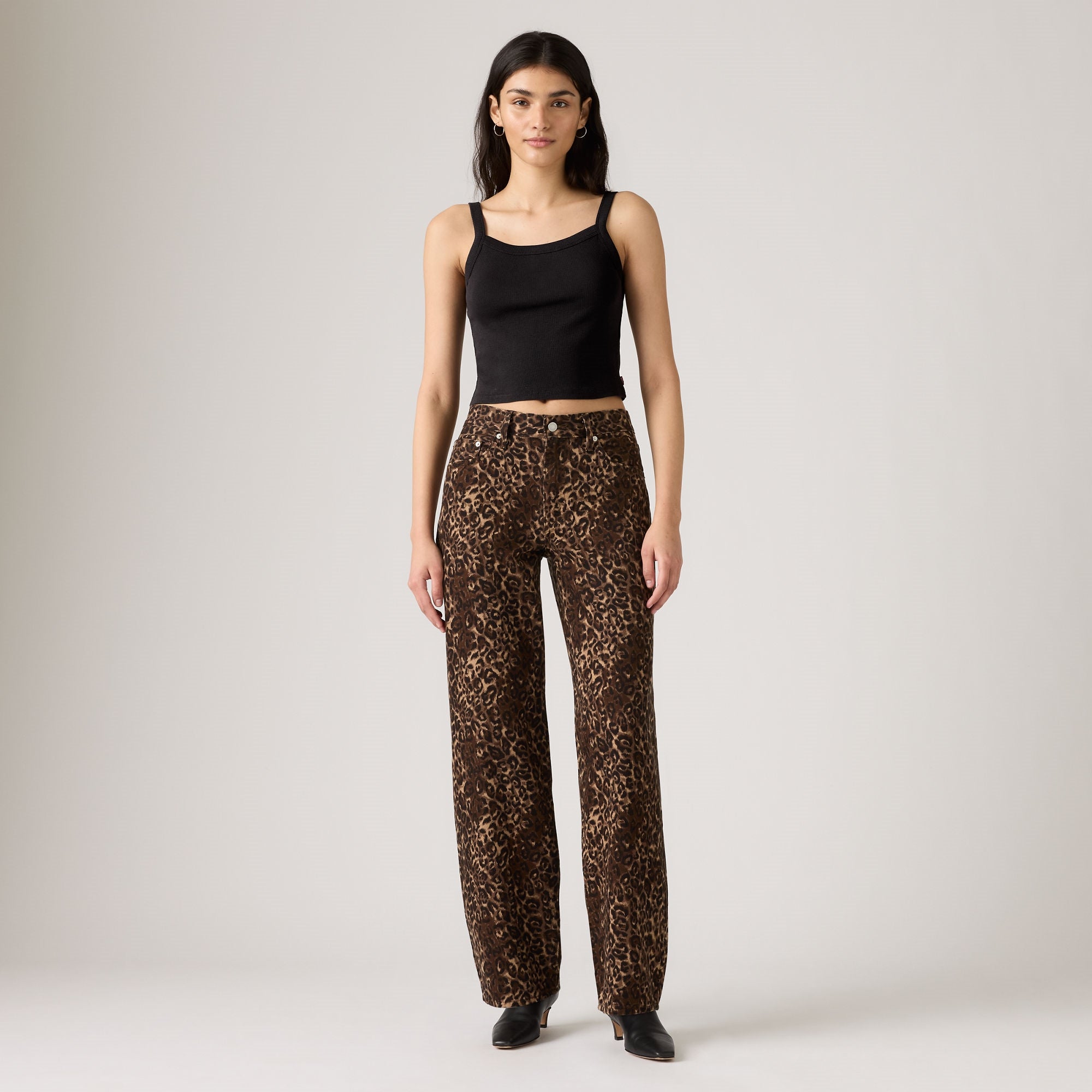 LEVI'S® WOMEN'S BAGGY DAD JEANS - MED INDIGO - WORN IN