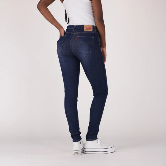 720 HIGH-RISE SUPER SKINNY JEANS - DARK INDIGO - WORN IN